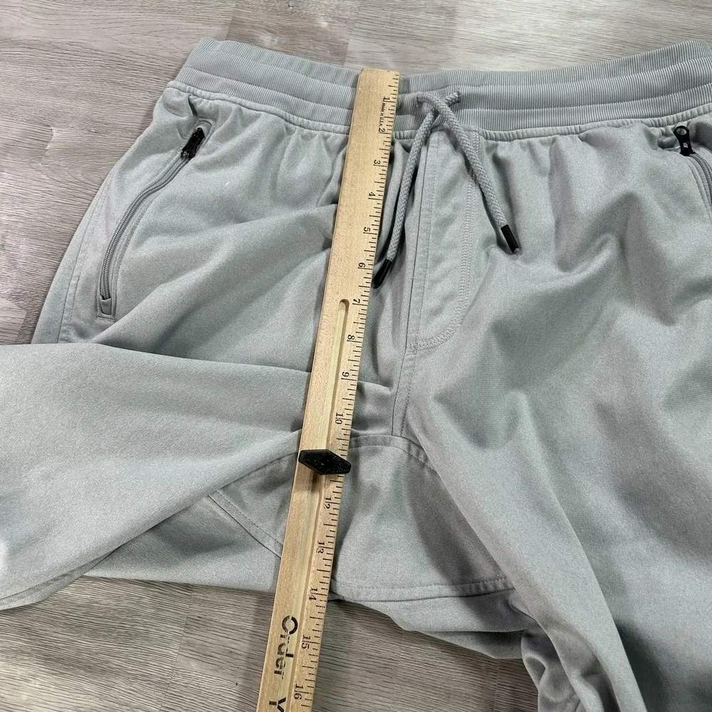 Under Armour Sweatpants Mens Large Gray Knit Jogger Zip Pockets Athletic 1366207